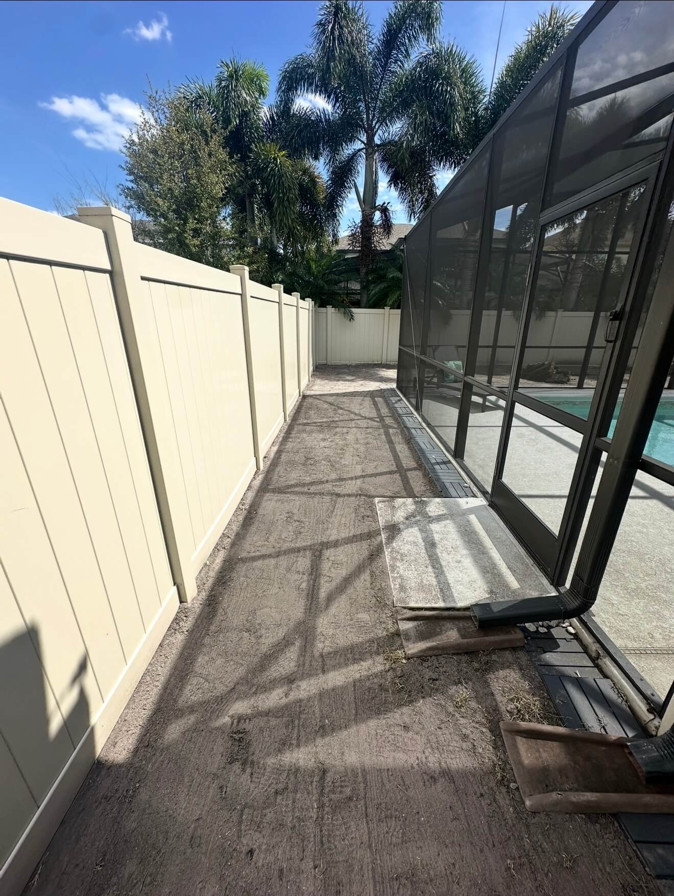 Before commercial sod site preparation in Maitland FL