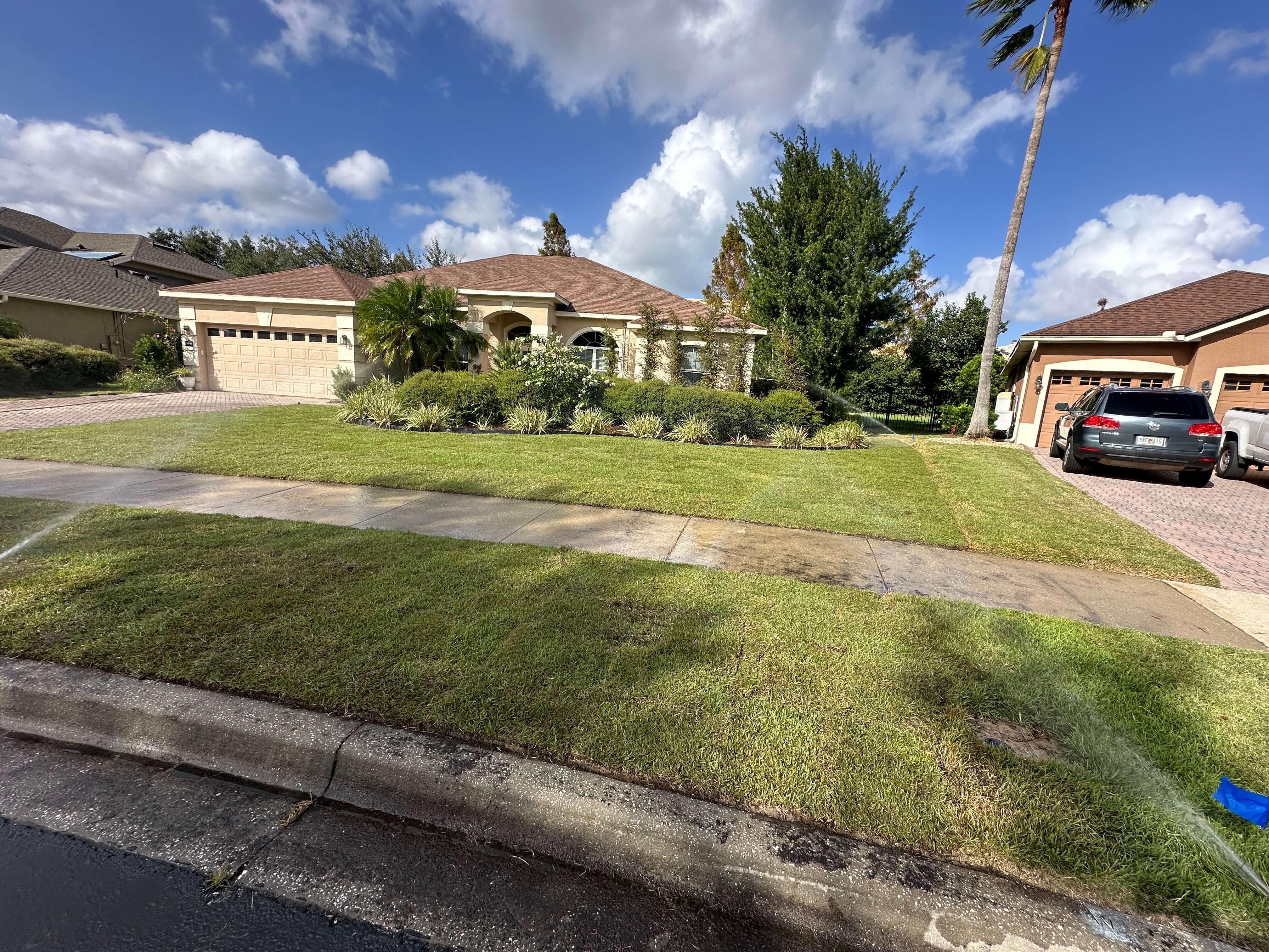 Sod installation project 2 Orlando FL
