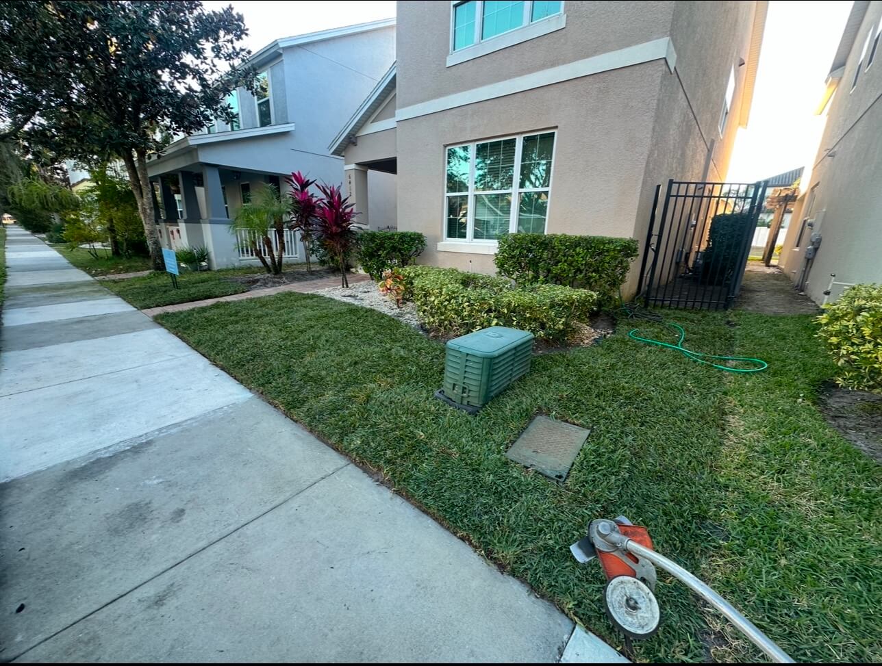Sod installation project 3 Orlando FL