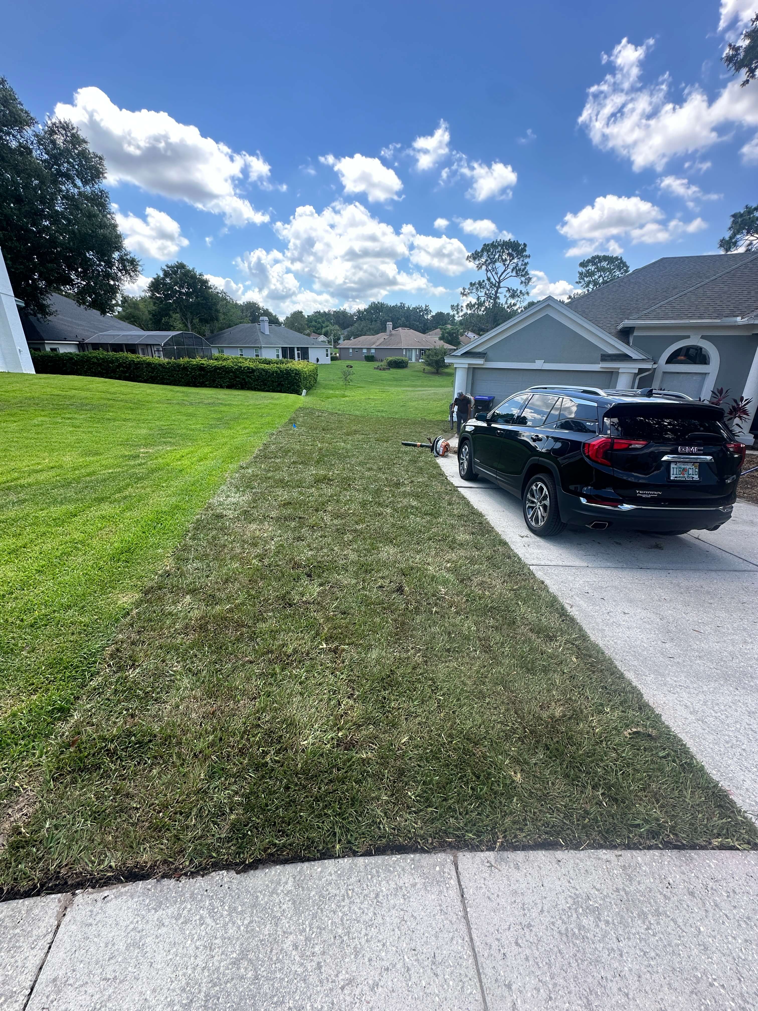 Sod installation project 6 Orlando FL